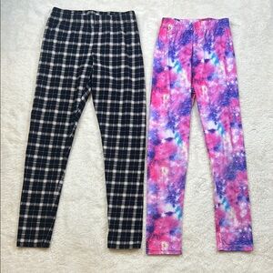 Black and Pink Pajama Bottoms with Stylish Patterns